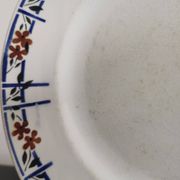 Earthenware soup plates, Moulin des Loups Orchies