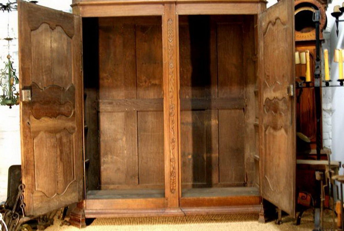 Wooden wardrobe