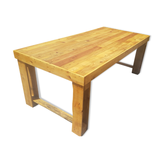 Table bois esprit palettes