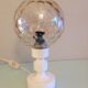 Bedside lamp globe in tinted glass / vintage 60s-70s