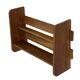 Vintage wooden standing bookcase from the 1950s