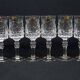 6 thick cut crystal wine glasses ff crystal hand