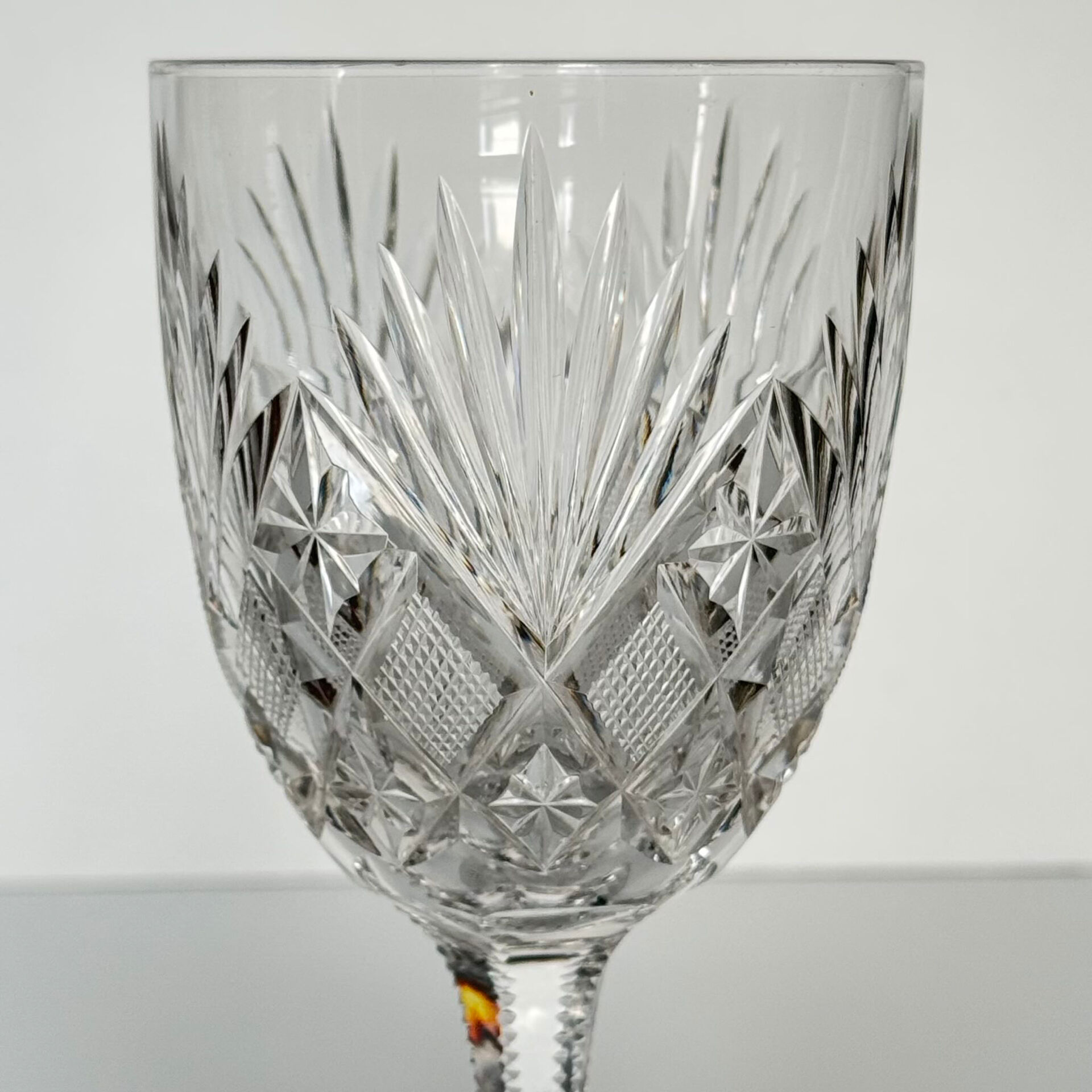 6 Verres à eau en cristal de Saint-Louis | Modèle Gavarni | Première m