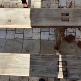 Pair of old decapes benches