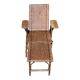 Transat chaise longue rotin