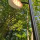 Dunakeszi vintage double floor lamp in chrome steel with reading light
