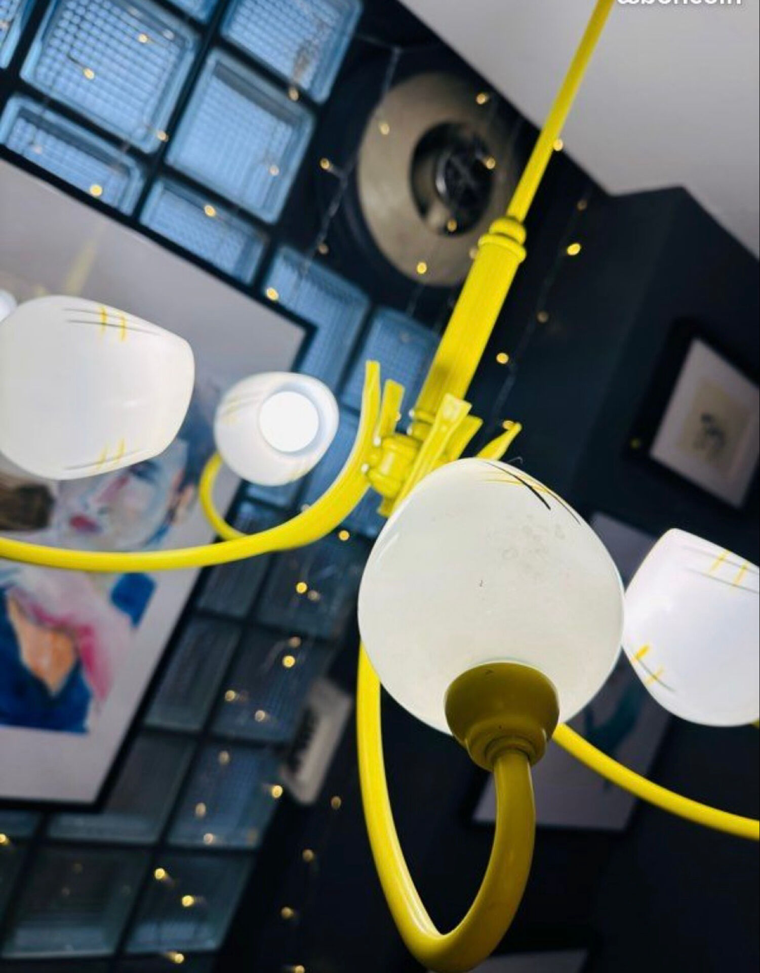 Luminaire spider vintage