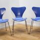 Suite de 9 chaises fourmi 3107 Arne Jacobsen