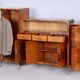 Bauhaus Czechia Sideboard in Walnut and Chrome-Plated Steel by Robert Slezak, 1930s