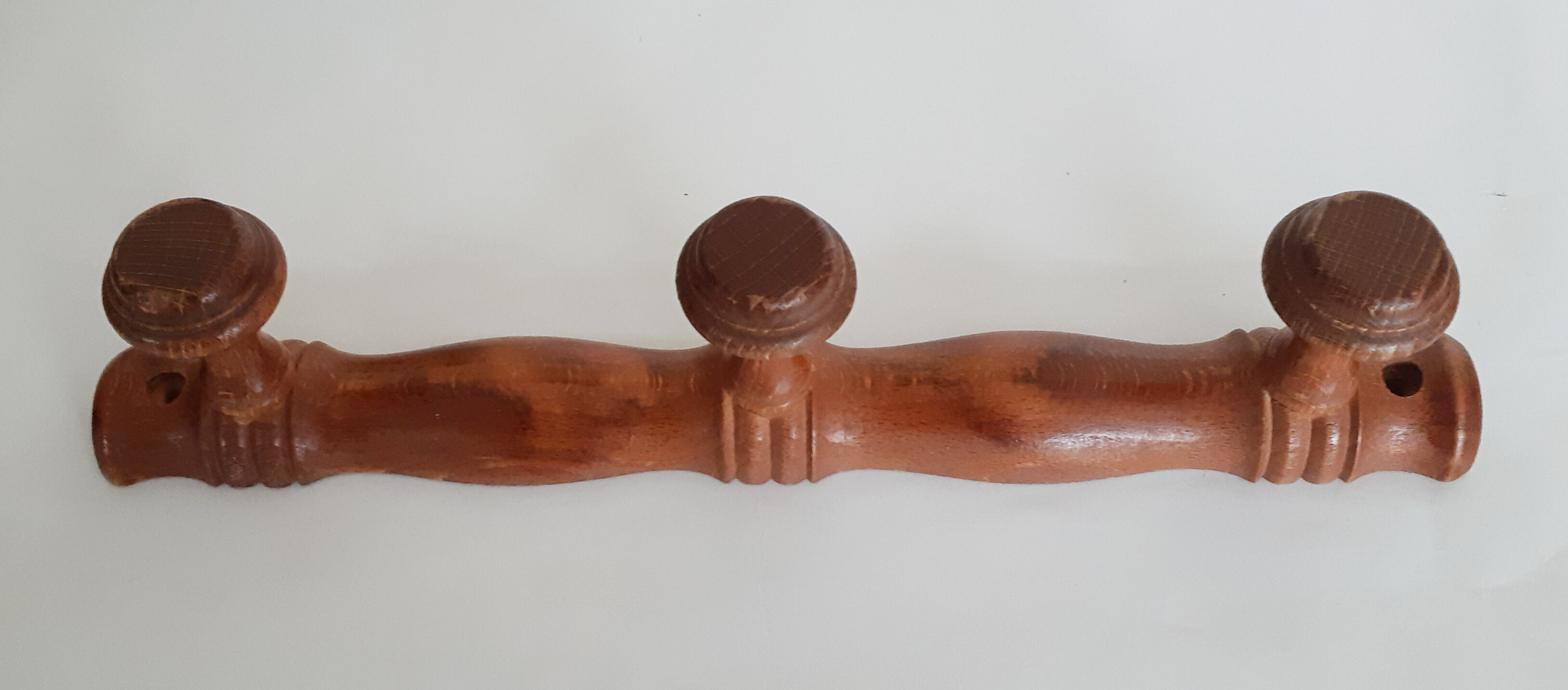 Wooden coat rack