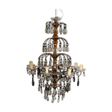 Chandelier with pendants 8 light arms