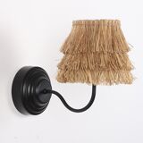 Raffia sconce