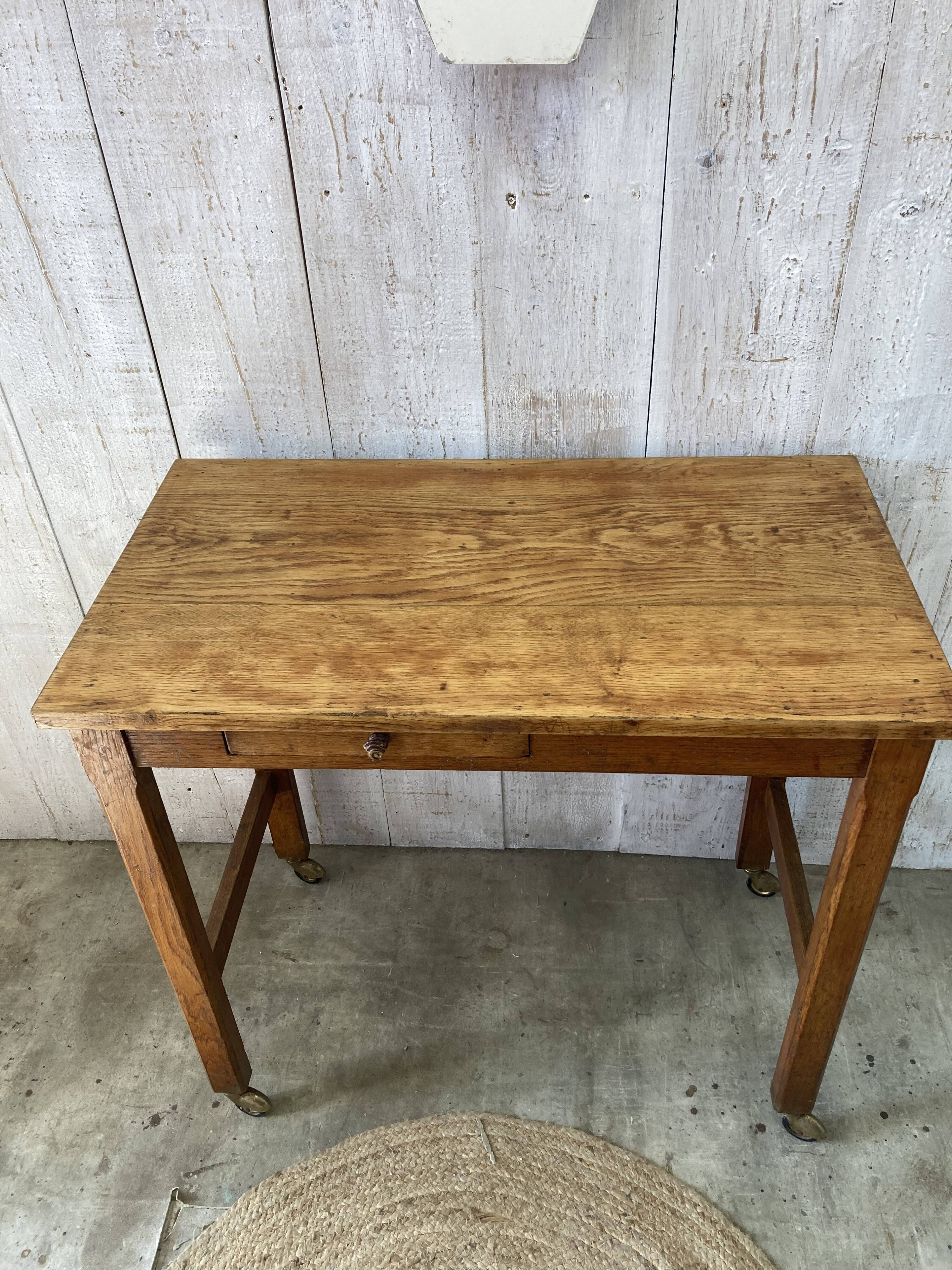 Vintage boarding school desk