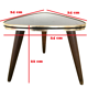 Door plant formica feet compass vintage 60 70
