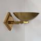 Pair of vintage brass wall lights, France 1970