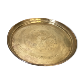 Brass tray in early 20th century