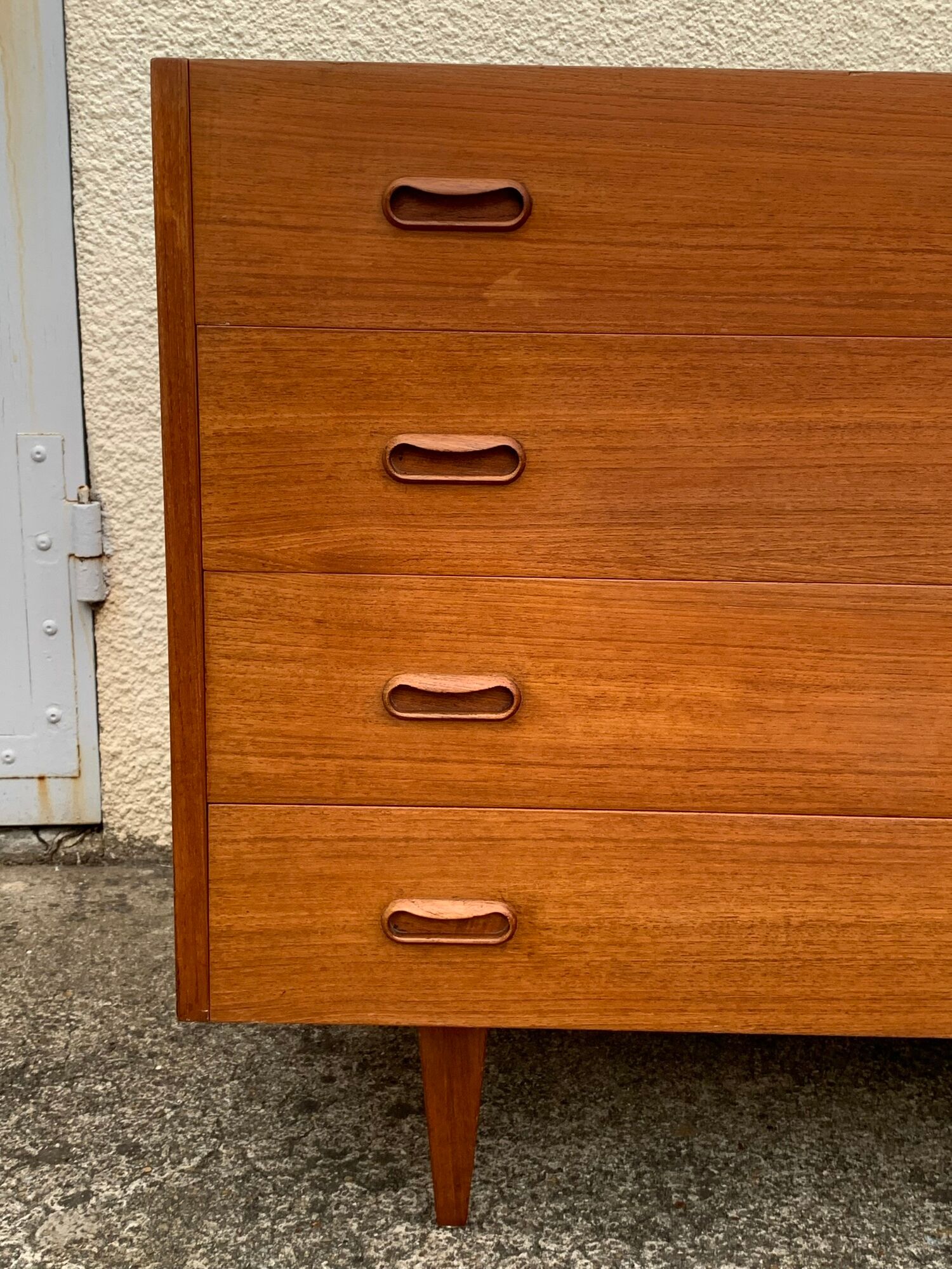 Pair of Scandinavian teak chests of drawers 1960