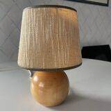Wooden ball lamp