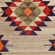 3x10 Kilim Purple Cream Vintage Runner Rug 91x314Cm