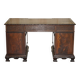 Thomas Chippendale Revival desk with a leather top