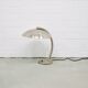 Vintage silver metal bauhaus desk lamp