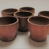 1960s Danish set of 6 eggcups