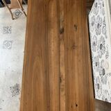 Nino solid wood walnut desk with drawer