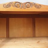 Library Art Deco cabinet curved lines L155