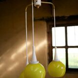 Hanging lamp cascade 3 vintage globes