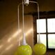 Hanging lamp cascade 3 vintage globes