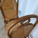 Set of 8 Vintage Bentwood Cane Dining Chair, Thonet Style, 1970s Yugoslavia