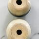 Pair of ceramic ball candlesticks
