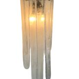Pair of sconces " called murano waterfall " by carlo nason for mazzega