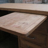 Pickled oak desk