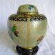 Openwork plique-à-jour enamel pot - 1920 to 1949 - China