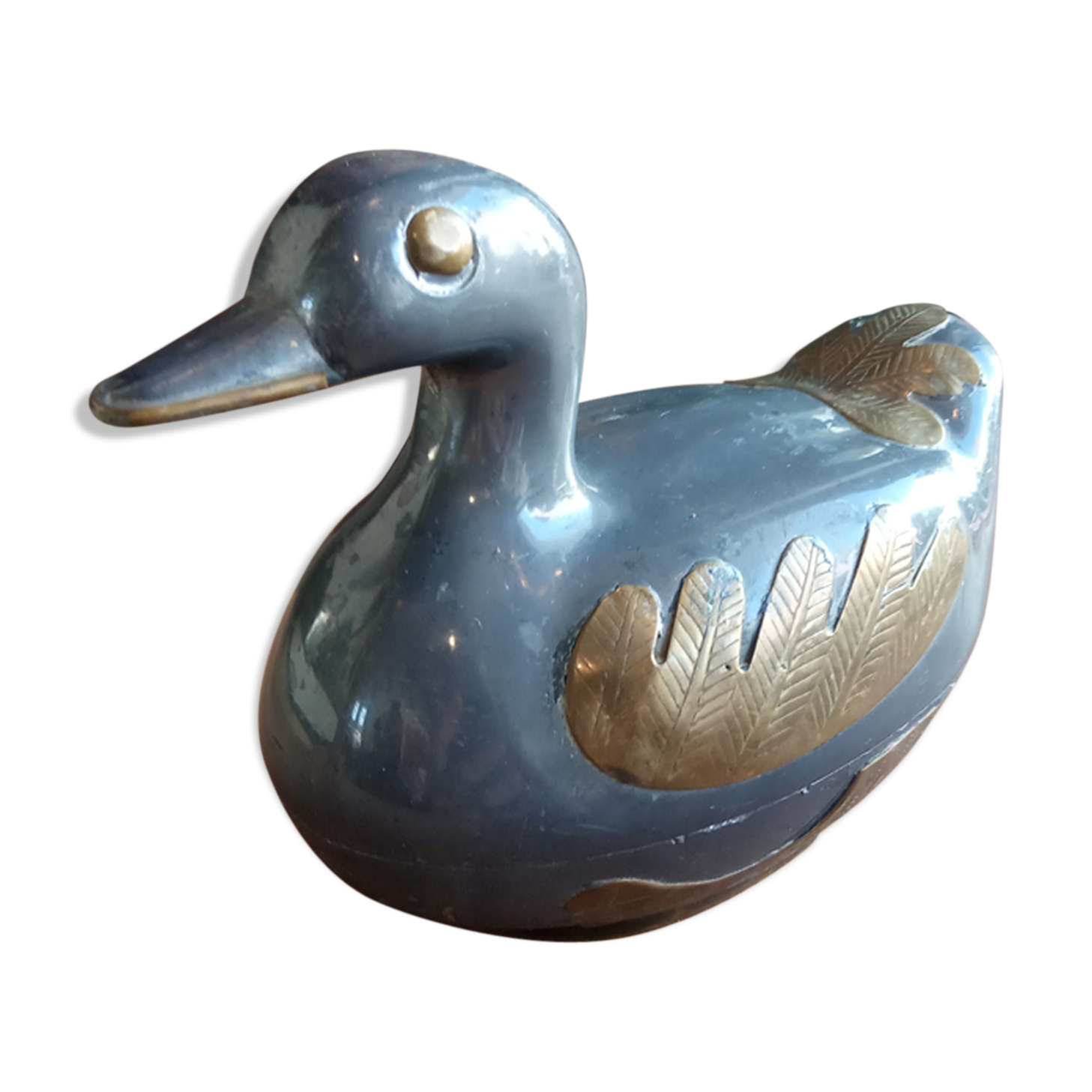 Tin duck jewellery box