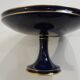 Sèvres porcelain cobalt blue footed bowl with gold rim – center