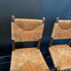 Four straw chairs