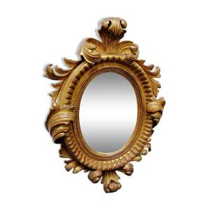 miroir ancien en bois