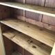 Antique wardrobe in patinated pine
