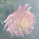 Painting on canvas Chrysanthemums