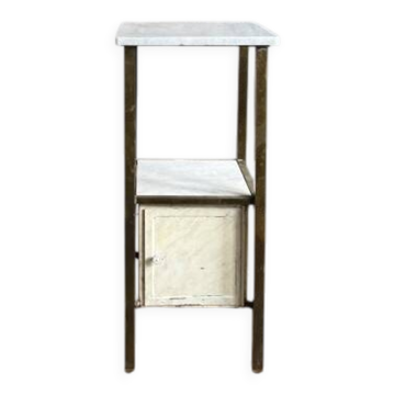 Antique medical bedside table