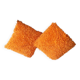 2 coussins oranges