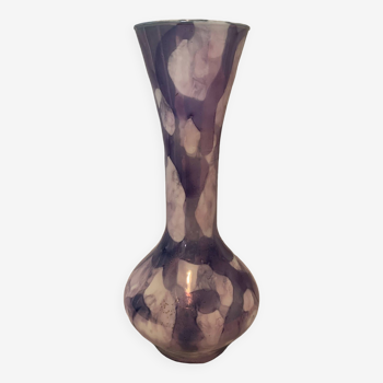 Vase soliflore violet céramique