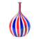 Murano vase in multicoloured blown glass, Italy 1970