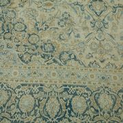Hand-Knotted Persian One of a Kind 1970s 270 cm x 366 cm Beige Wool Carpet