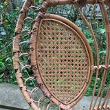 Peacock rattan armchair