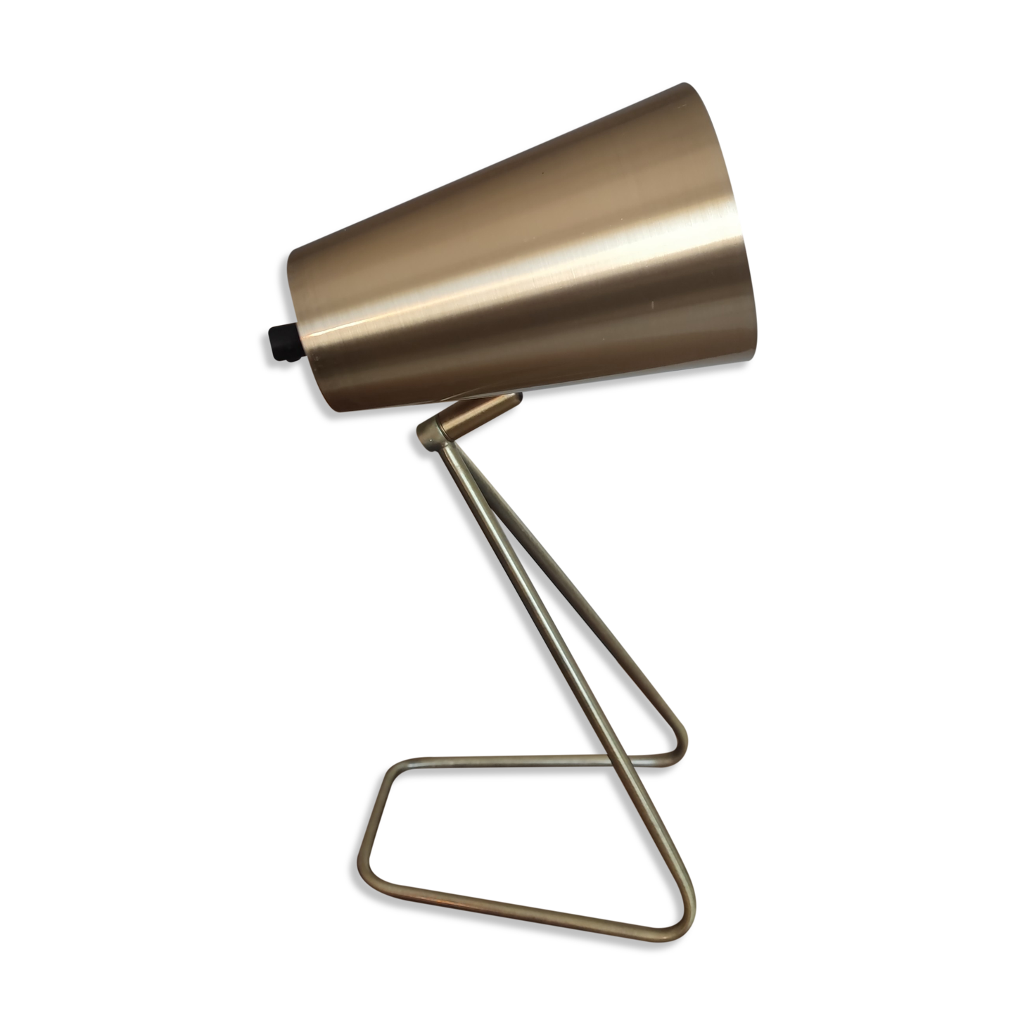 Brass casserole lamp