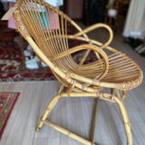 Rattan armchair