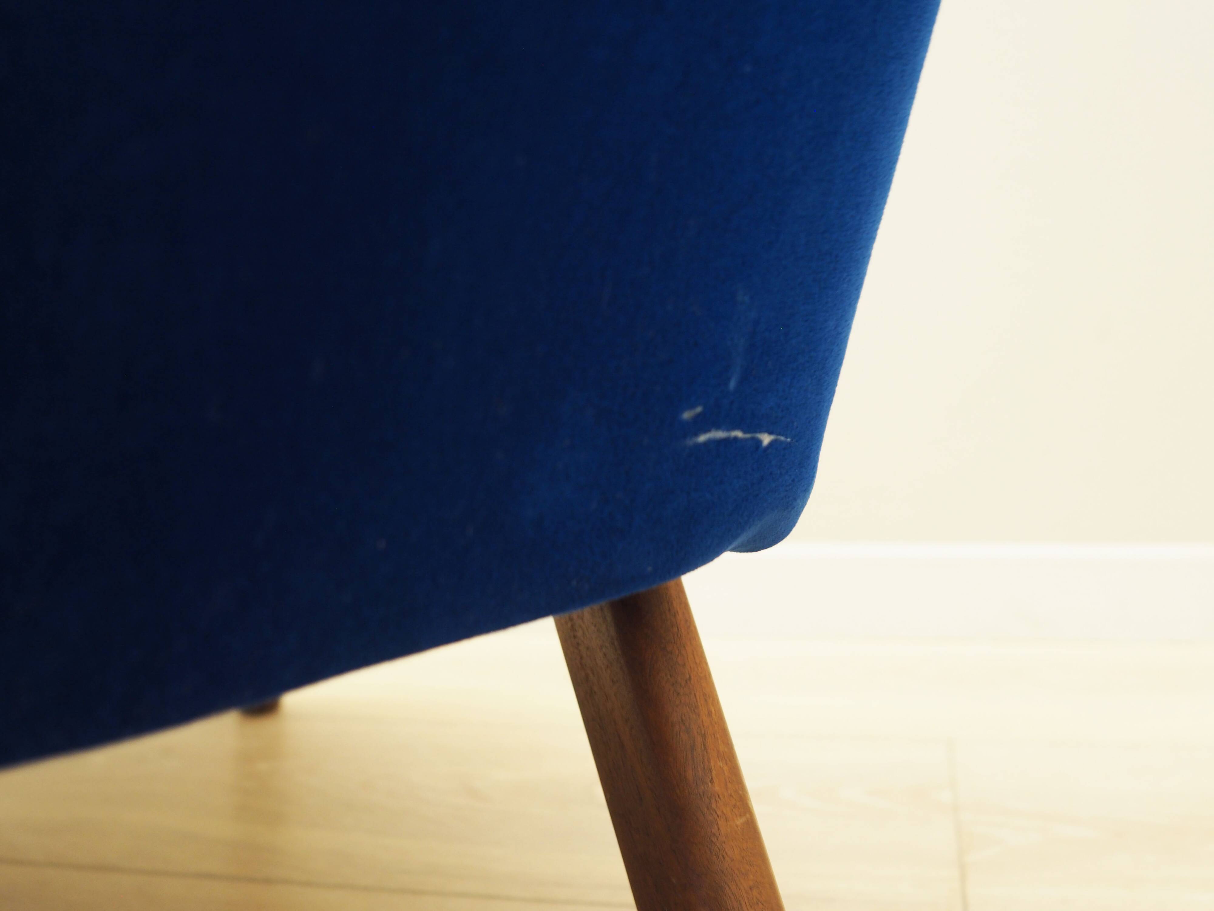 Blue living room set, Danish design, 1960s, designer: Chresten Findahl Brod